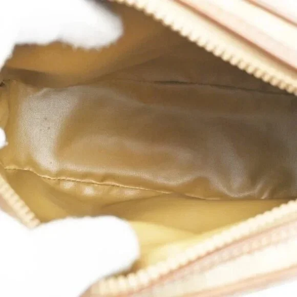 CELINE Logo Macadam Pattern Shoulder Bag PVC Leather Brown GHW Italy 62KB844 - Picture 8 of 14